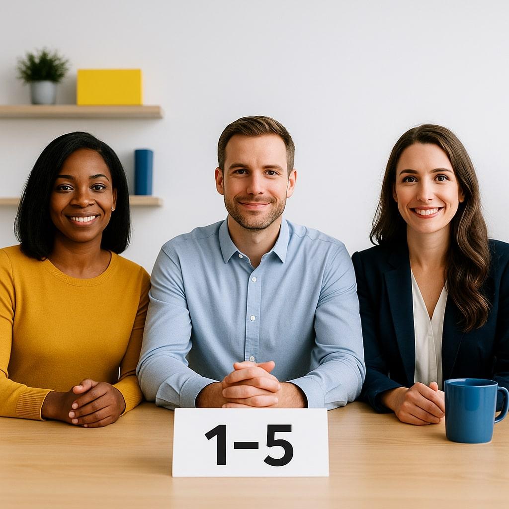 1-5 Team Members